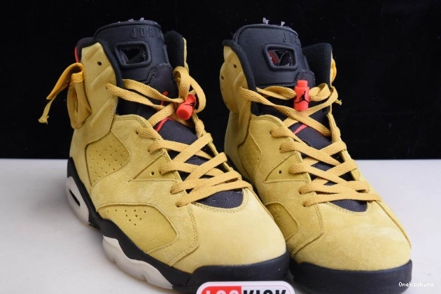 One Kick TRAVIS AIR SCOTT 6 JORDAN CN1084-300 YELLOW X 0708